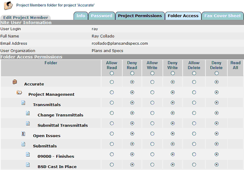 Folder Permissions Project Setup